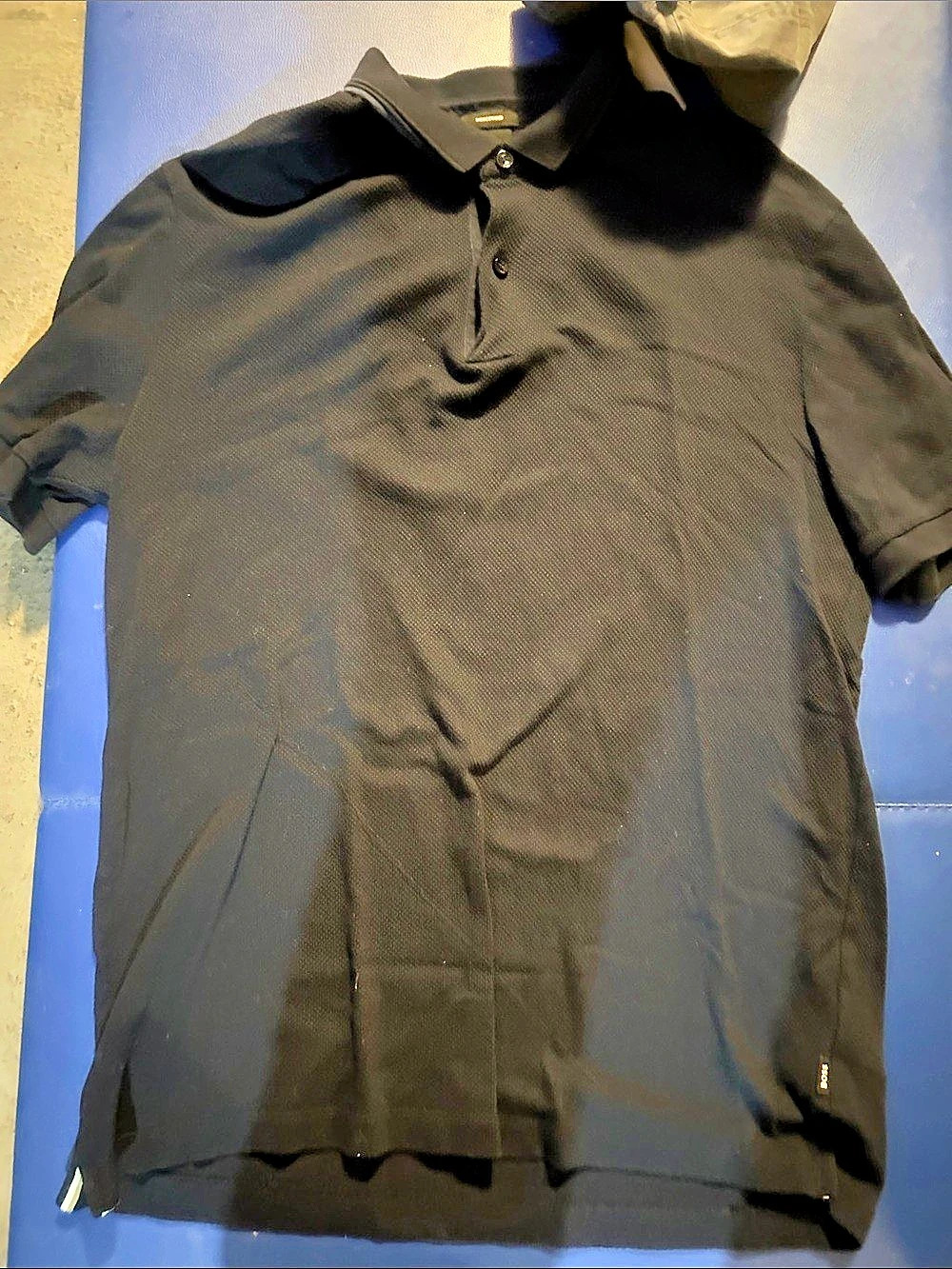 BOSS Men's Blue Polo Shirt size Large